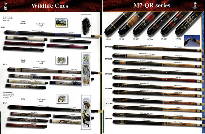 Two pages of 80 page billiards supply catalog