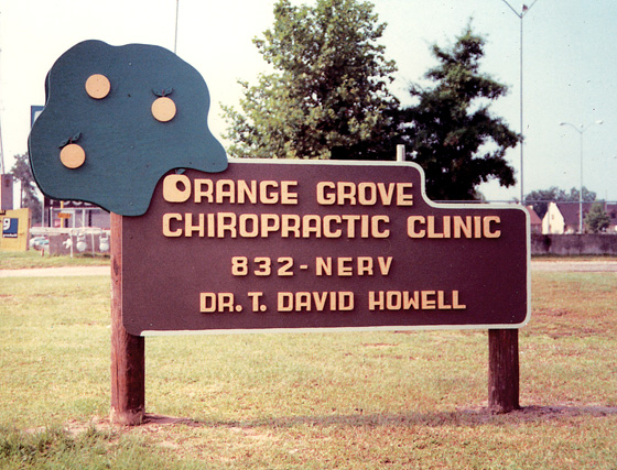 Doctor's office sign in Orange Grove, MS
